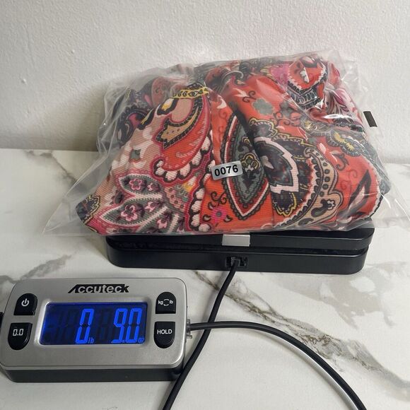 Leslie Fay Sleeveless Smocked Shift Dress Women's Sz 14 Paisley Floral Boho - Picture 7 of 16